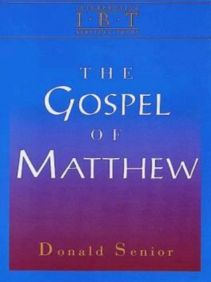 cover image of The Gospel of Matthew